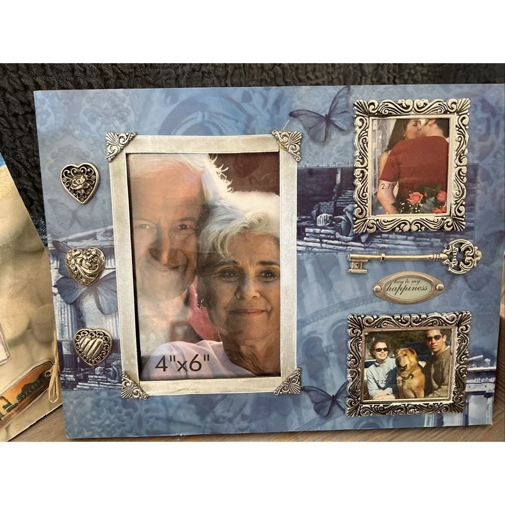 Collage Art‎ Photo Frames 3 Frames/3 Scrapbooking Style Designs Good Condition
